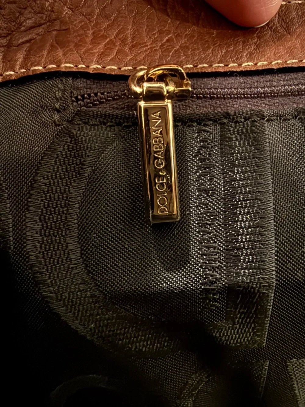 Dolce & Gabbana mixed material shoulder bag vintage y2k with authenticity card
